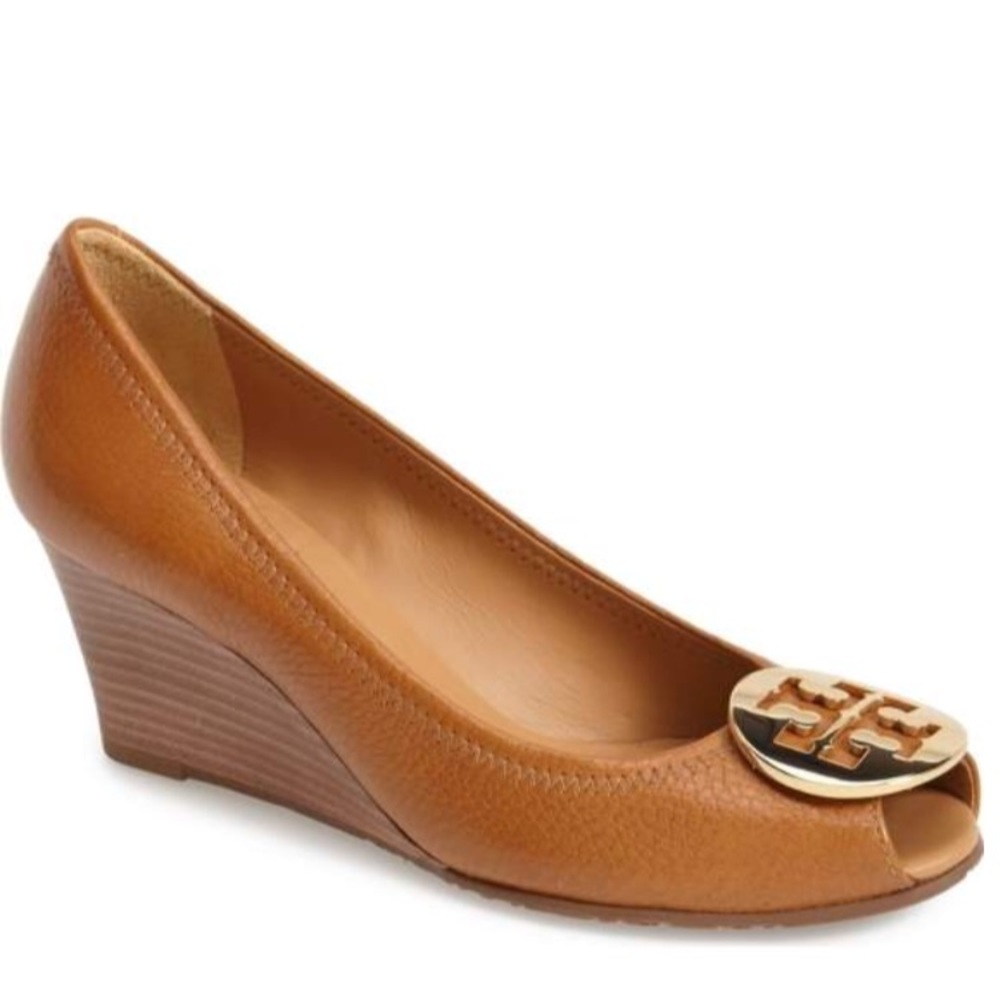 Tory Burch Sally Wedge Brown 9
